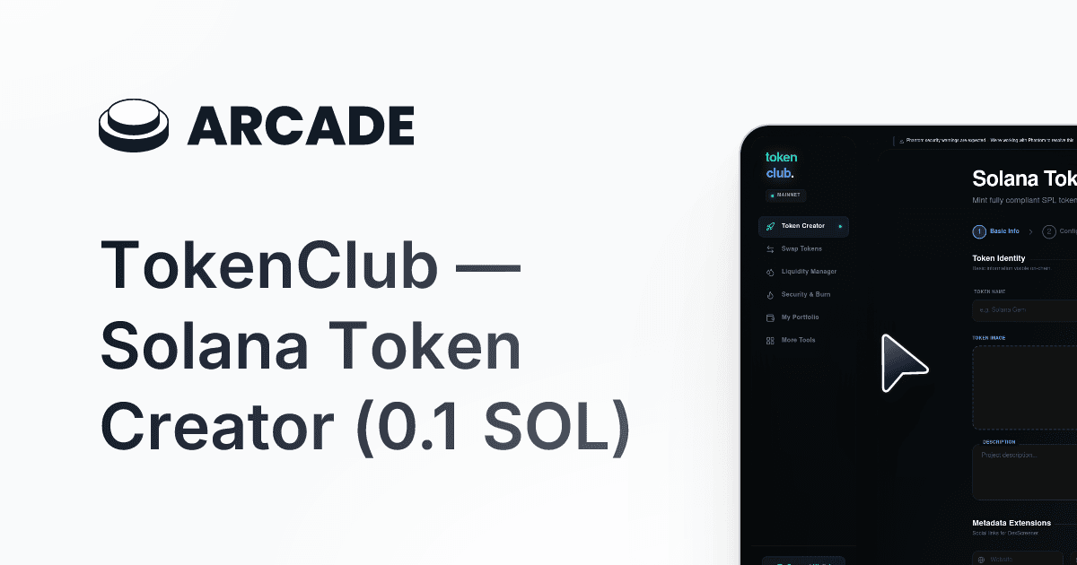 TokenClub screenshot 1