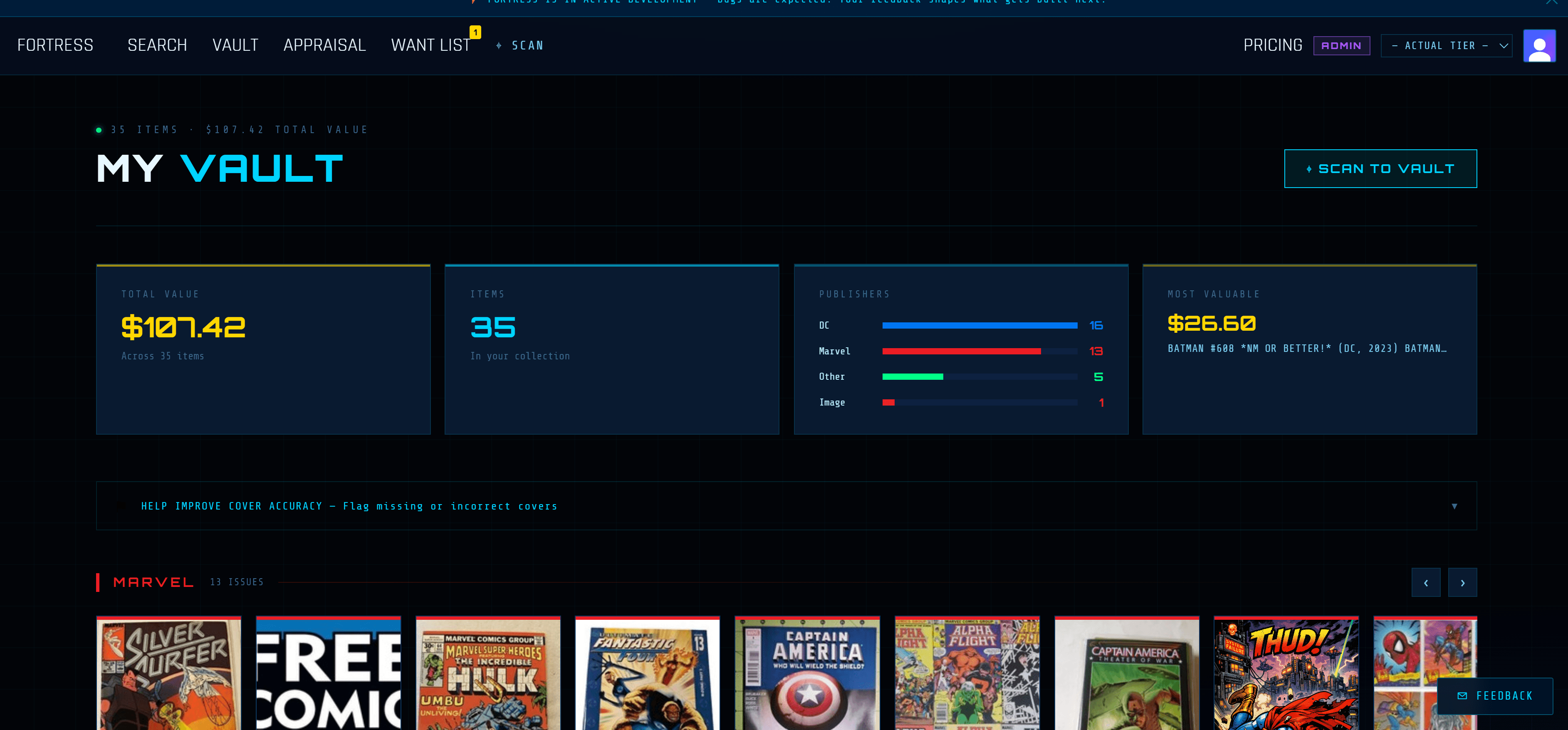 Fortress — Collector Intelligence screenshot 2