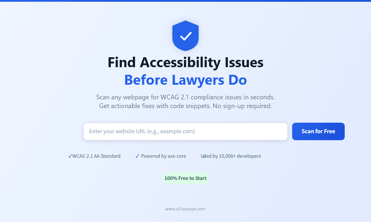 A11yScope screenshot 2