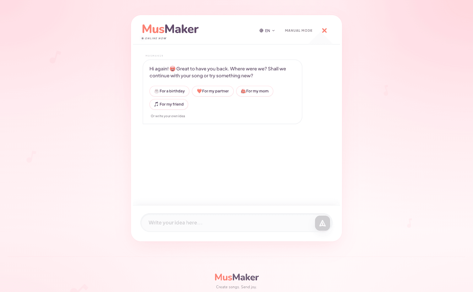 MusMaker screenshot 2