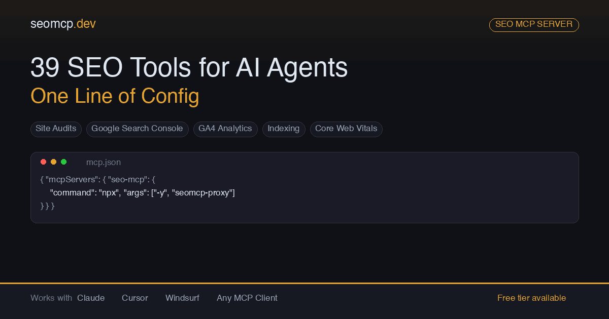 seomcp.dev screenshot 1