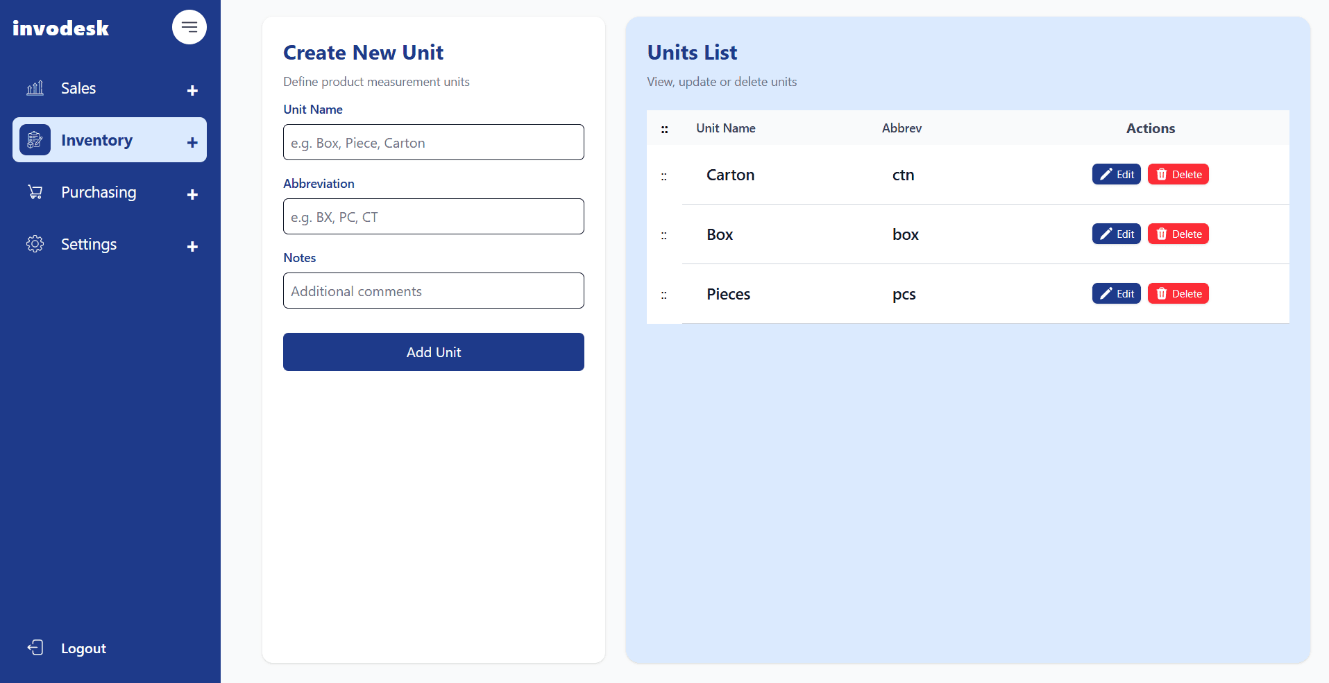 Invodesk screenshot 4