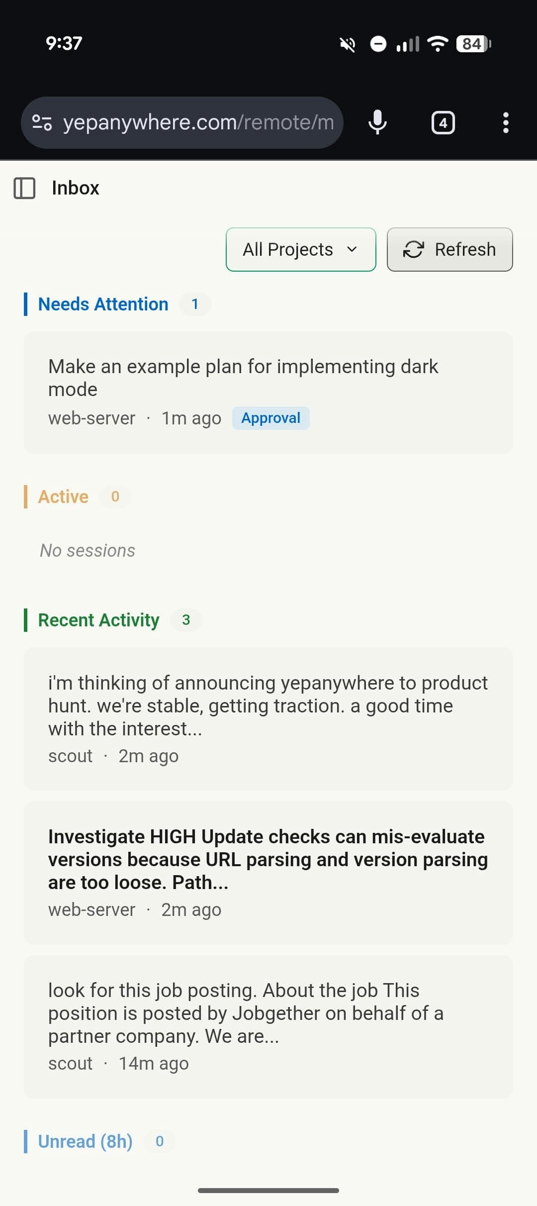 Yep Anywhere screenshot 6