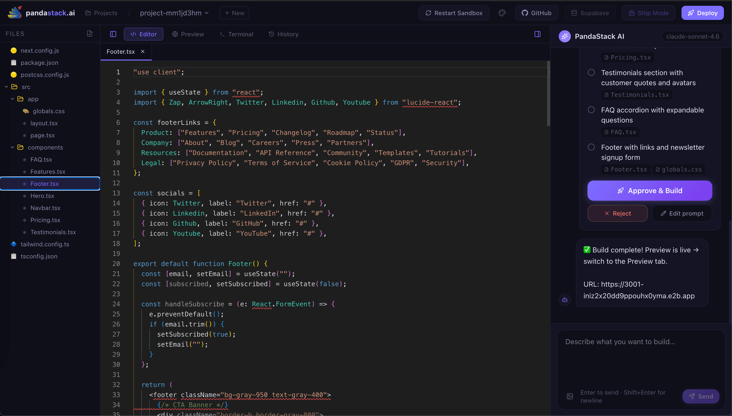 Pandastack AI screenshot 1