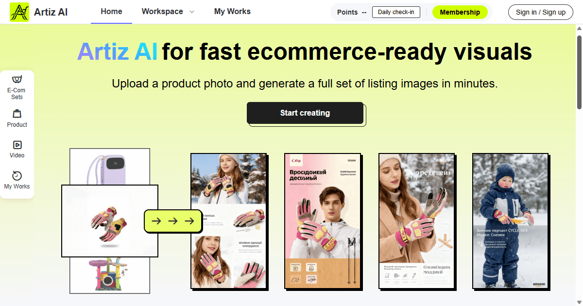 Artiz AI - Product Photos screenshot 1