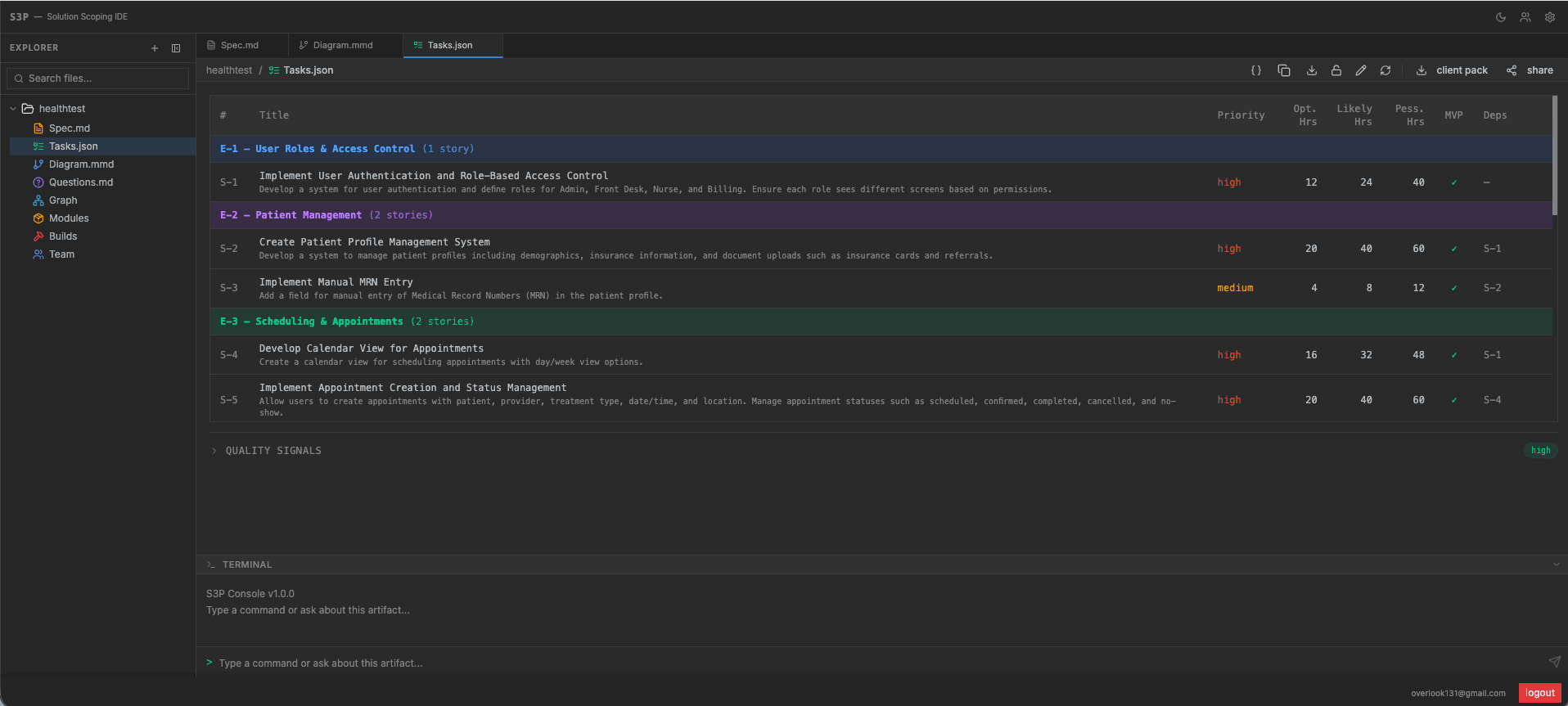 S3P — AI IDE for Technical Leadership screenshot 3