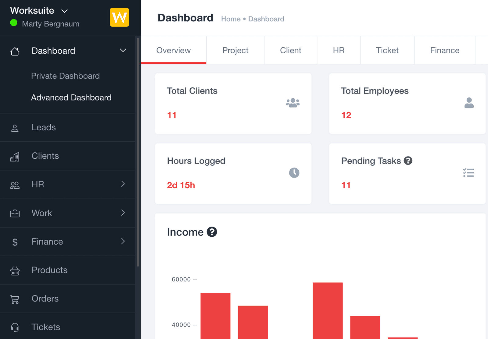 HRMS + CRM screenshot 1