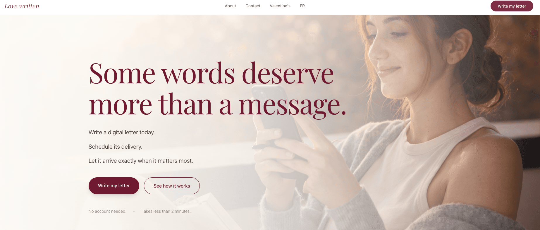 Love Written screenshot 1