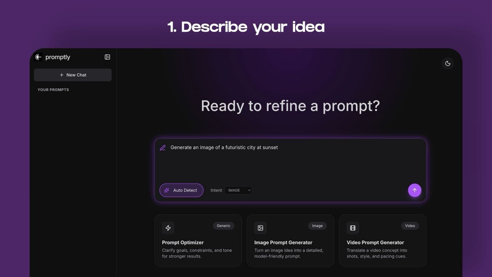 Promptly screenshot 1