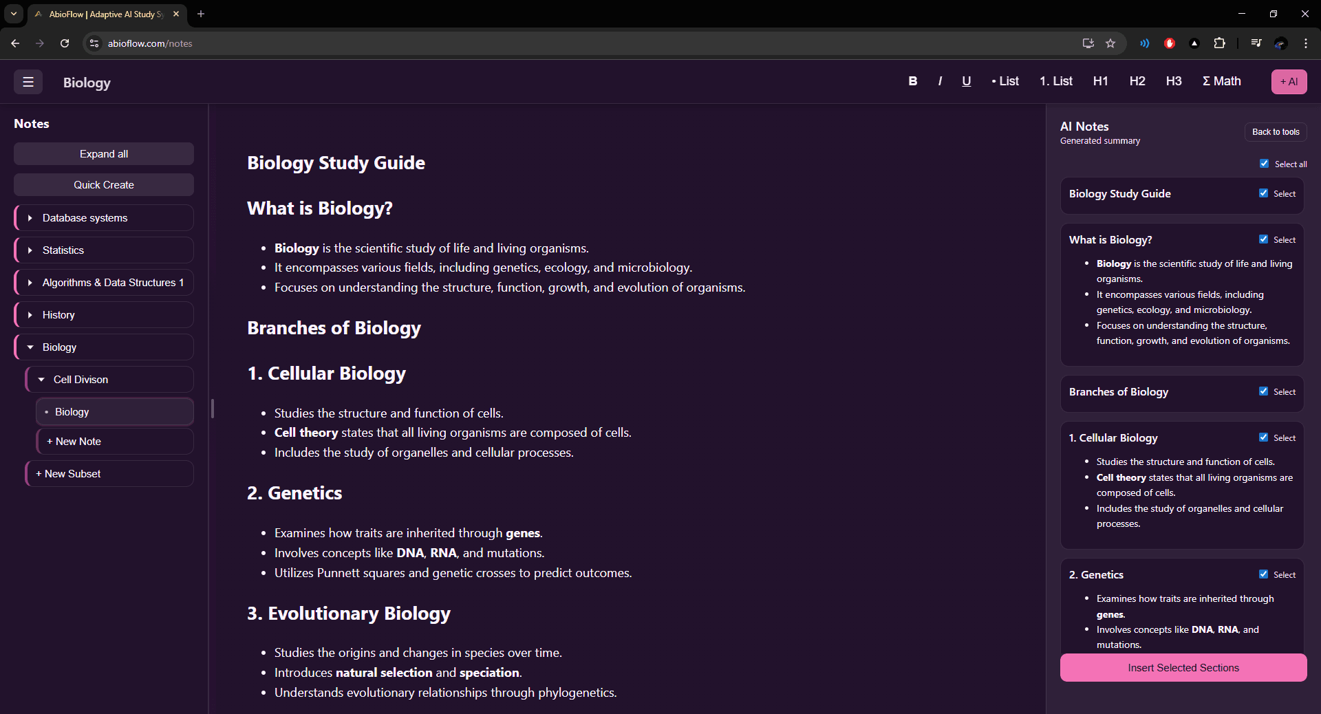 AbioFlow screenshot 2