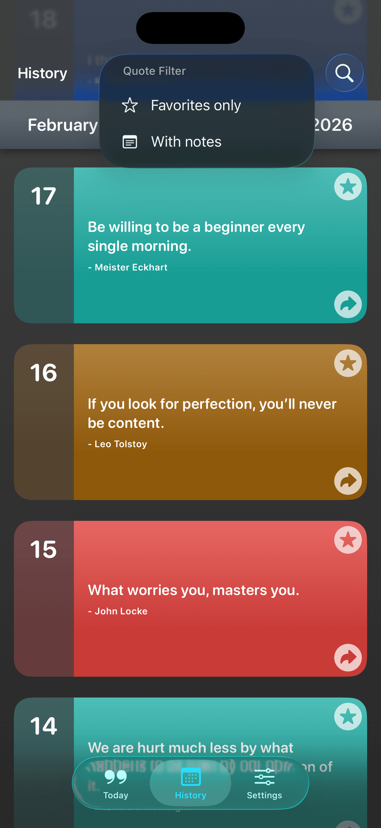 Quotusphere screenshot 4