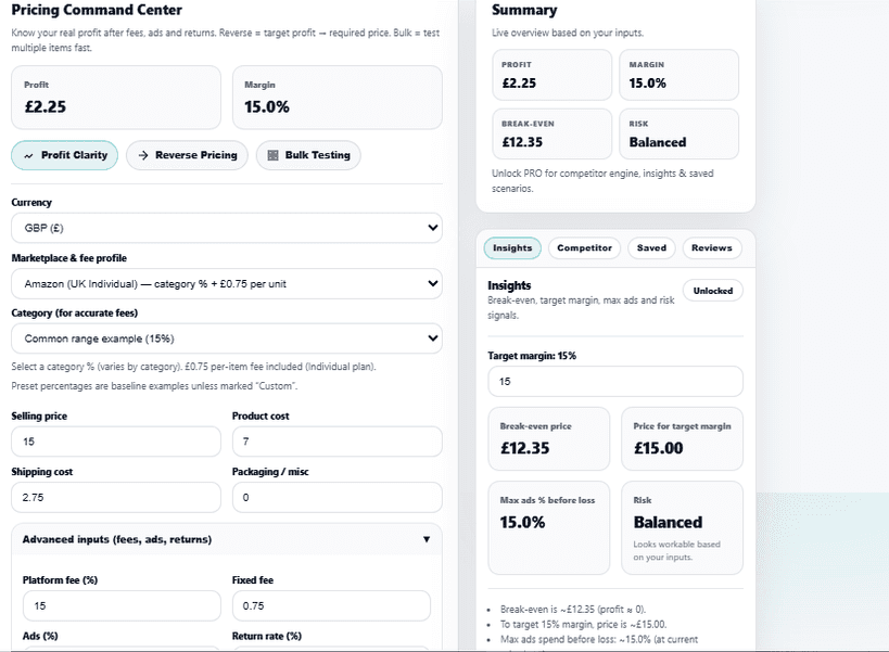 ProfitPilot screenshot 2
