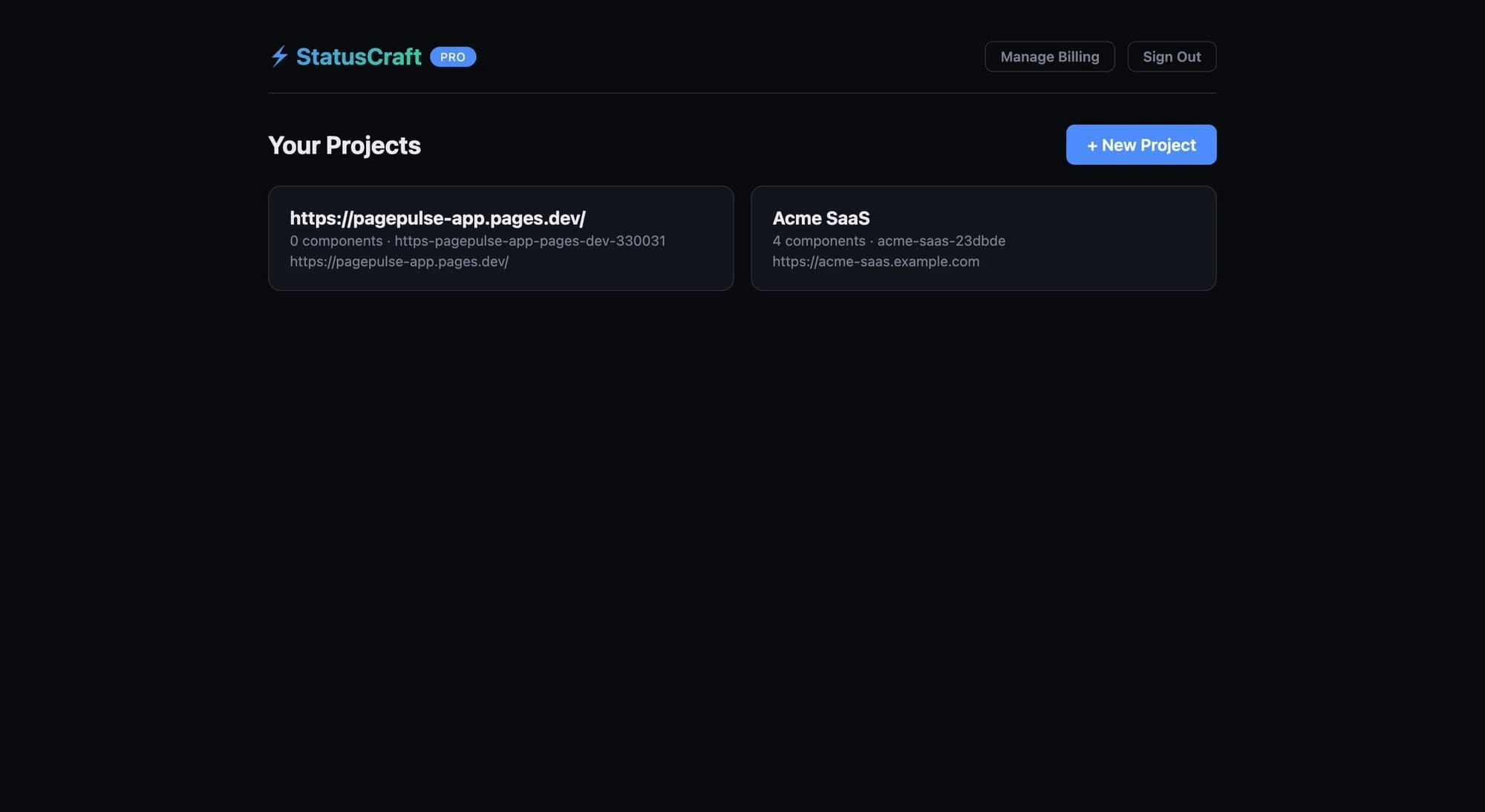 StatusCraft – Beautiful Status Pages screenshot 1