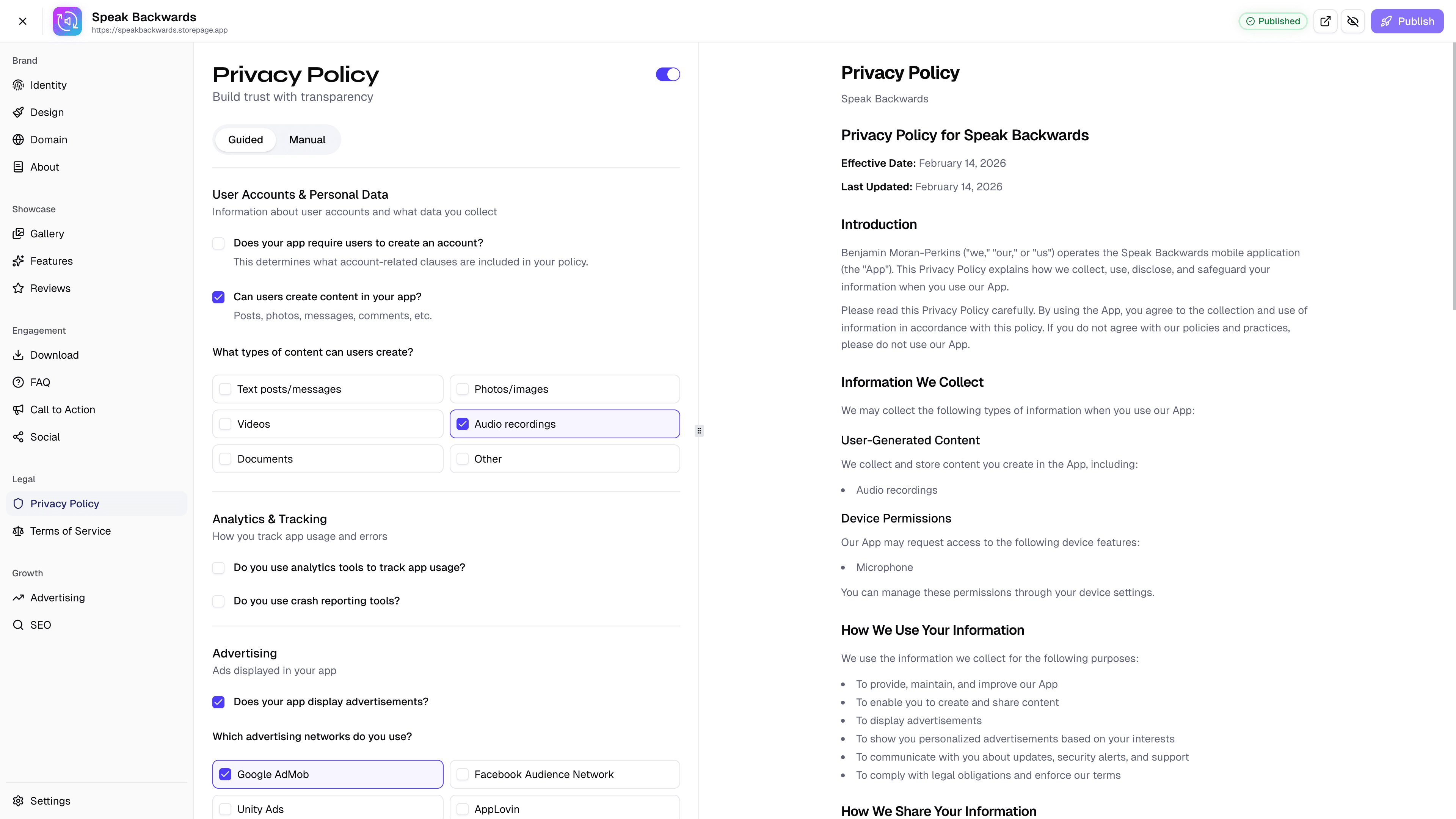 Storepage screenshot 4