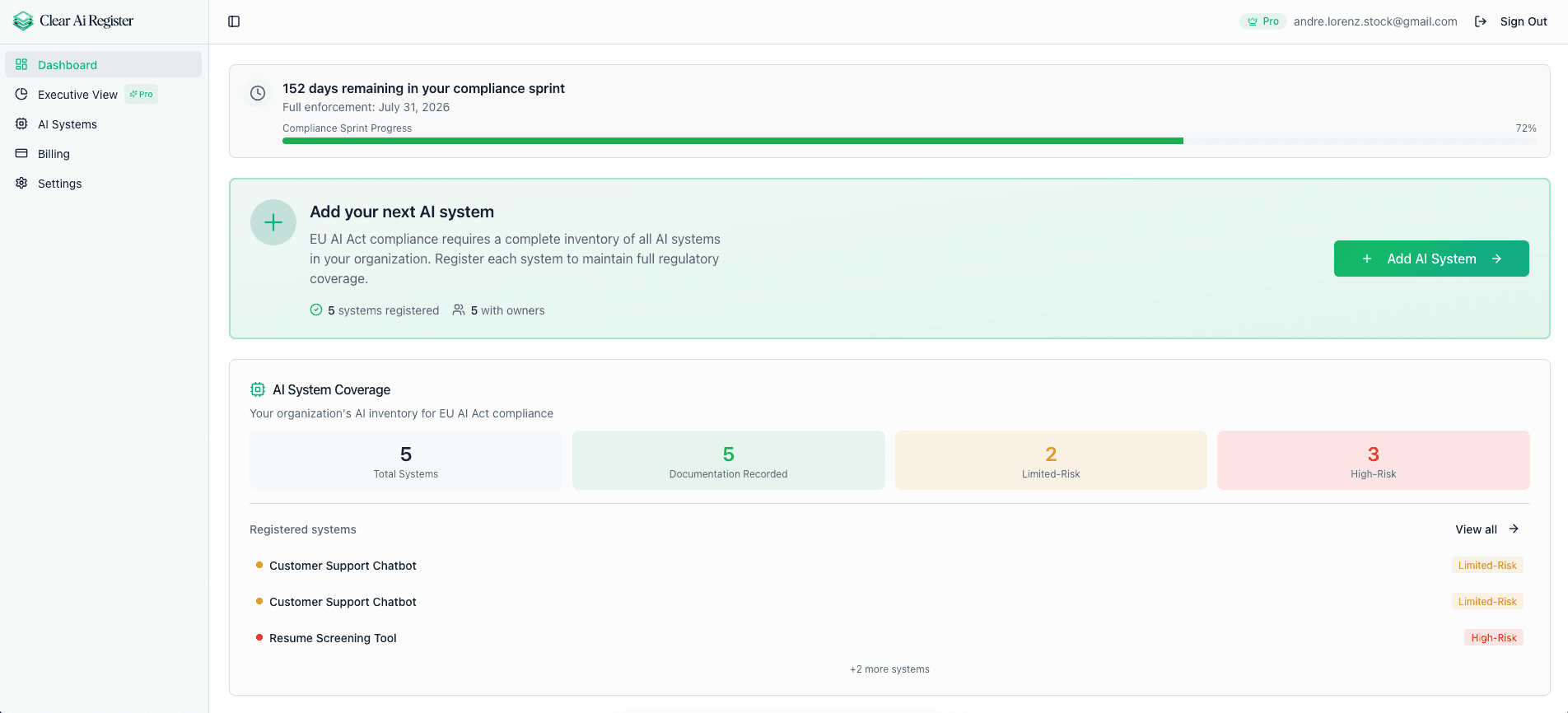 Clear Ai Regiser screenshot 3