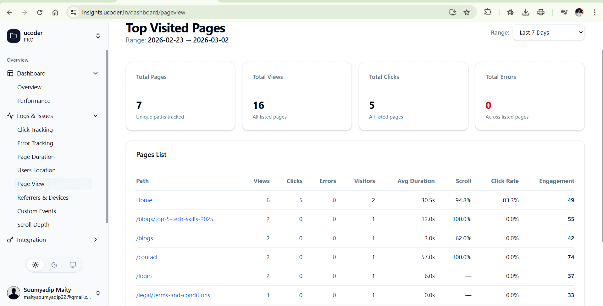 Ucoder Insight screenshot 2