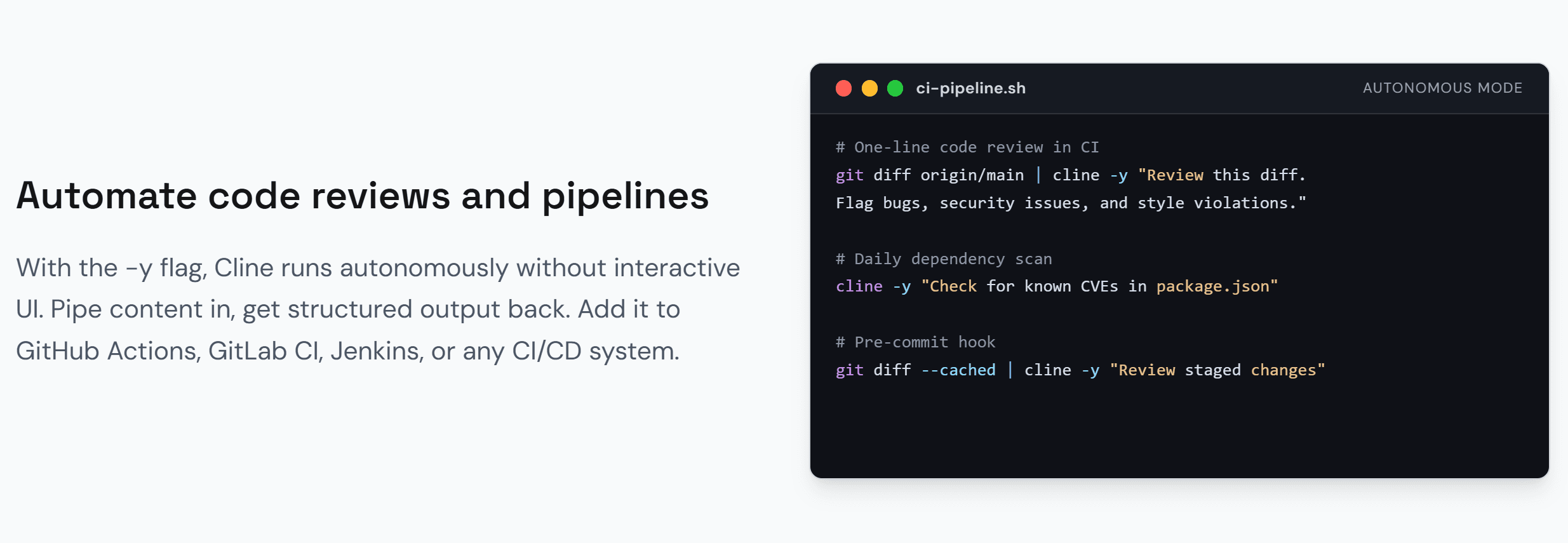 Cline CLI 2.0 screenshot 4