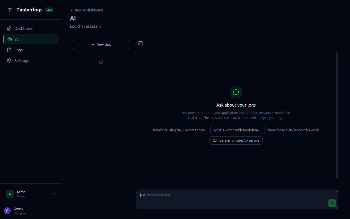 Timberlogs screenshot 2