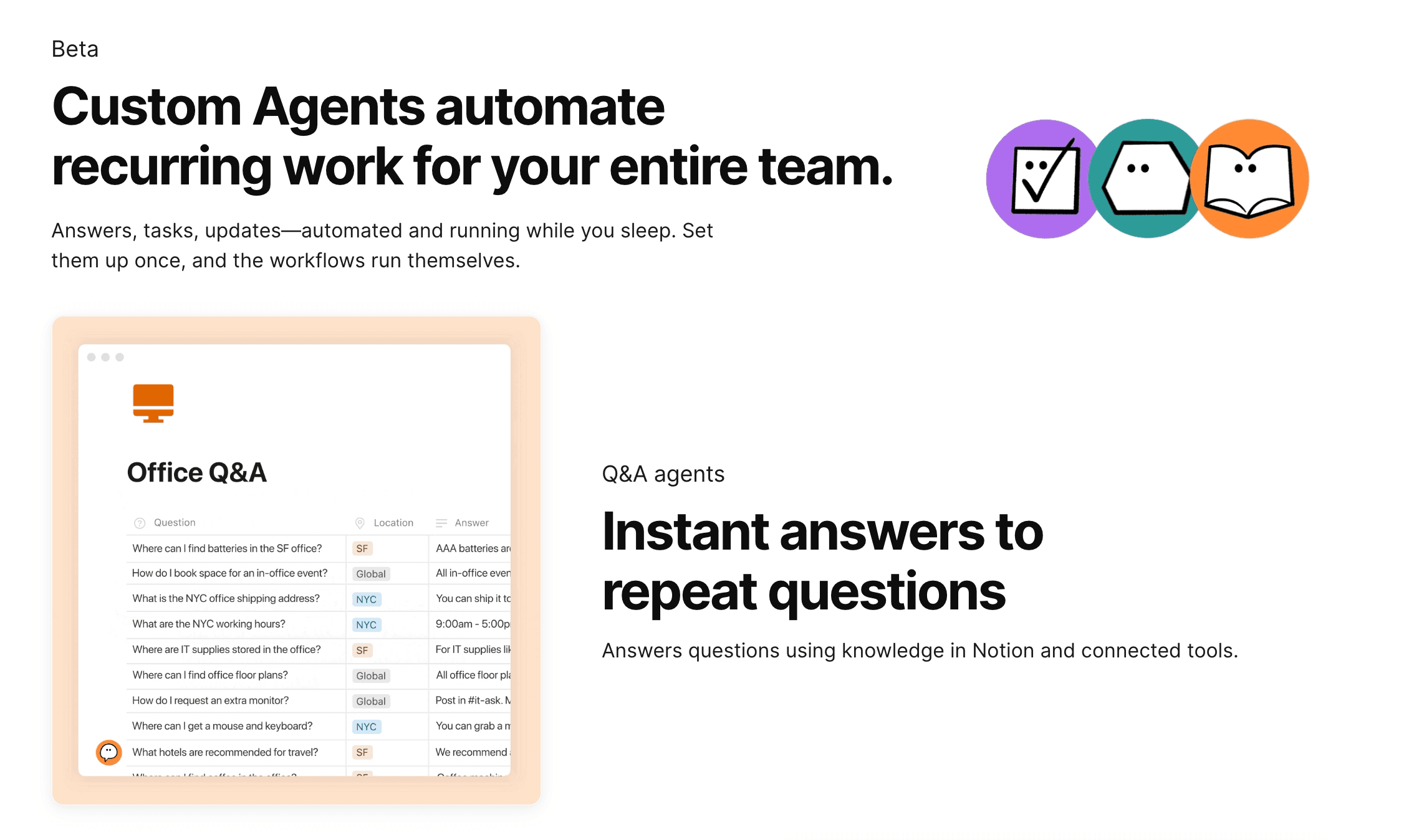 Notion Custom Agents screenshot 2