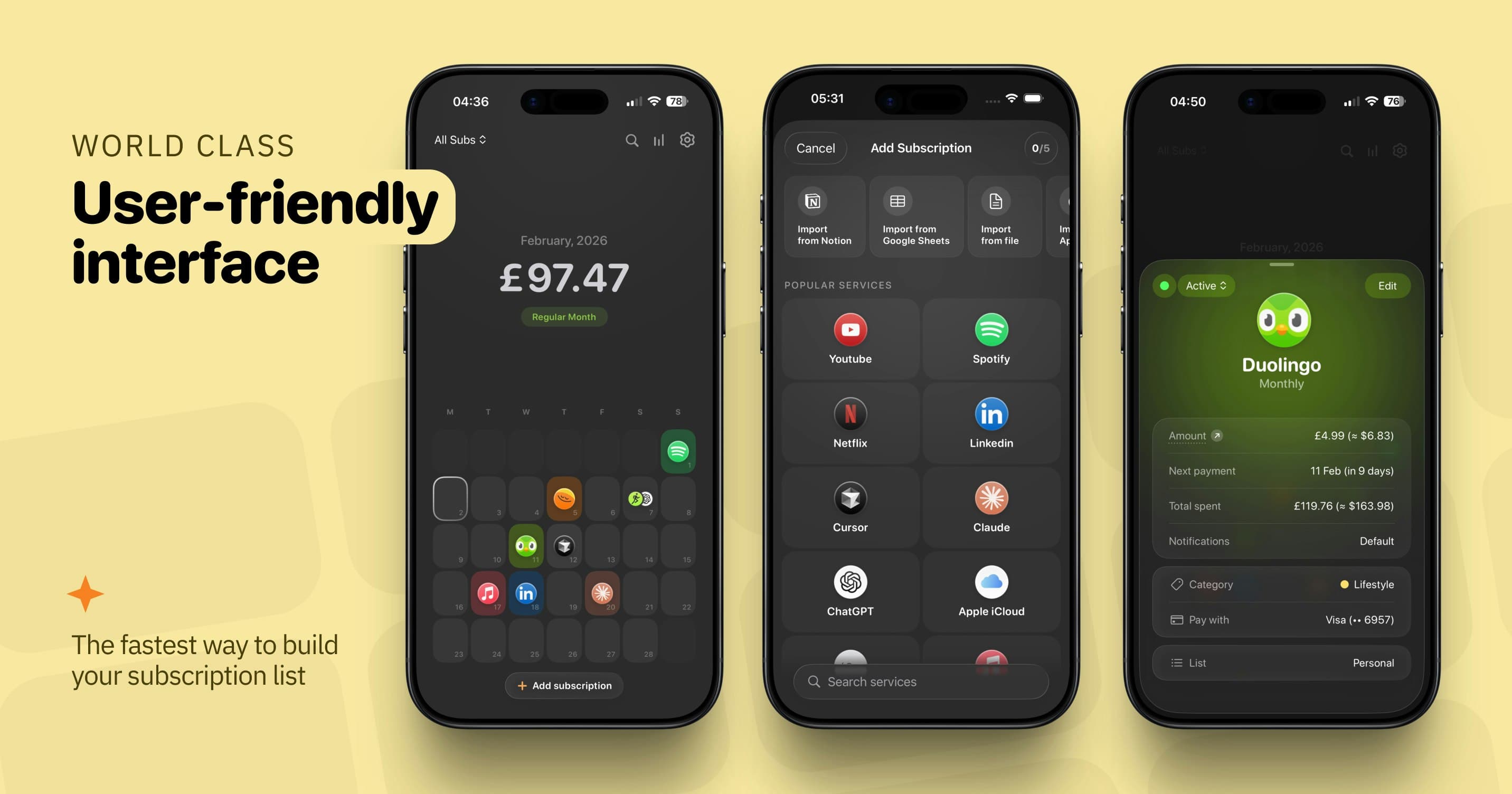 Subscription Day² for iOS screenshot 3