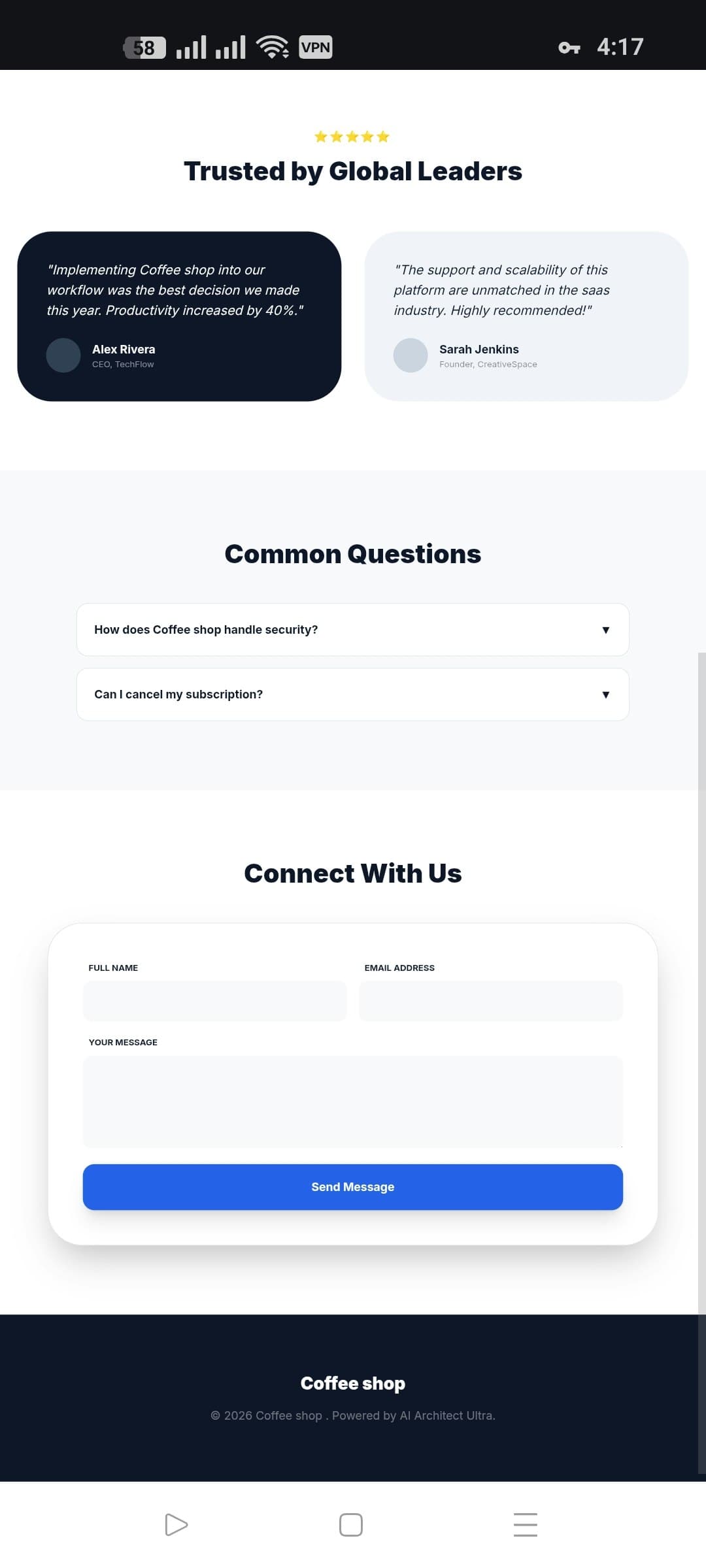 AI Landing Page Generator screenshot 5