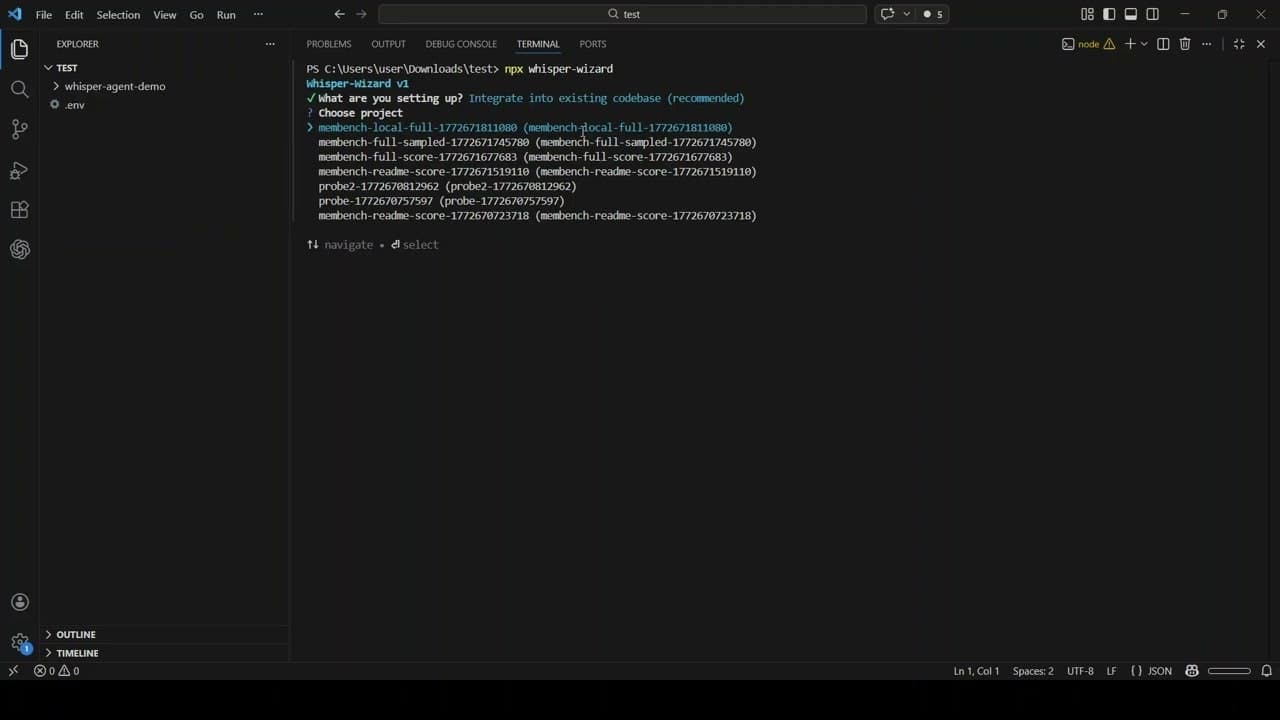 Whisper screenshot 1