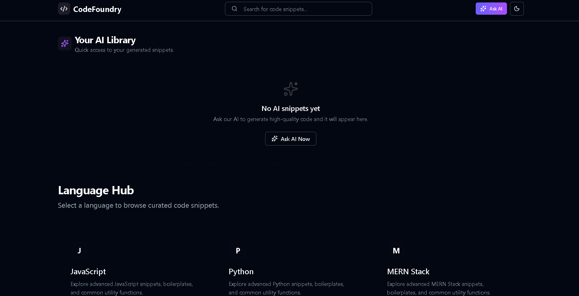 CodeFoundry screenshot 2