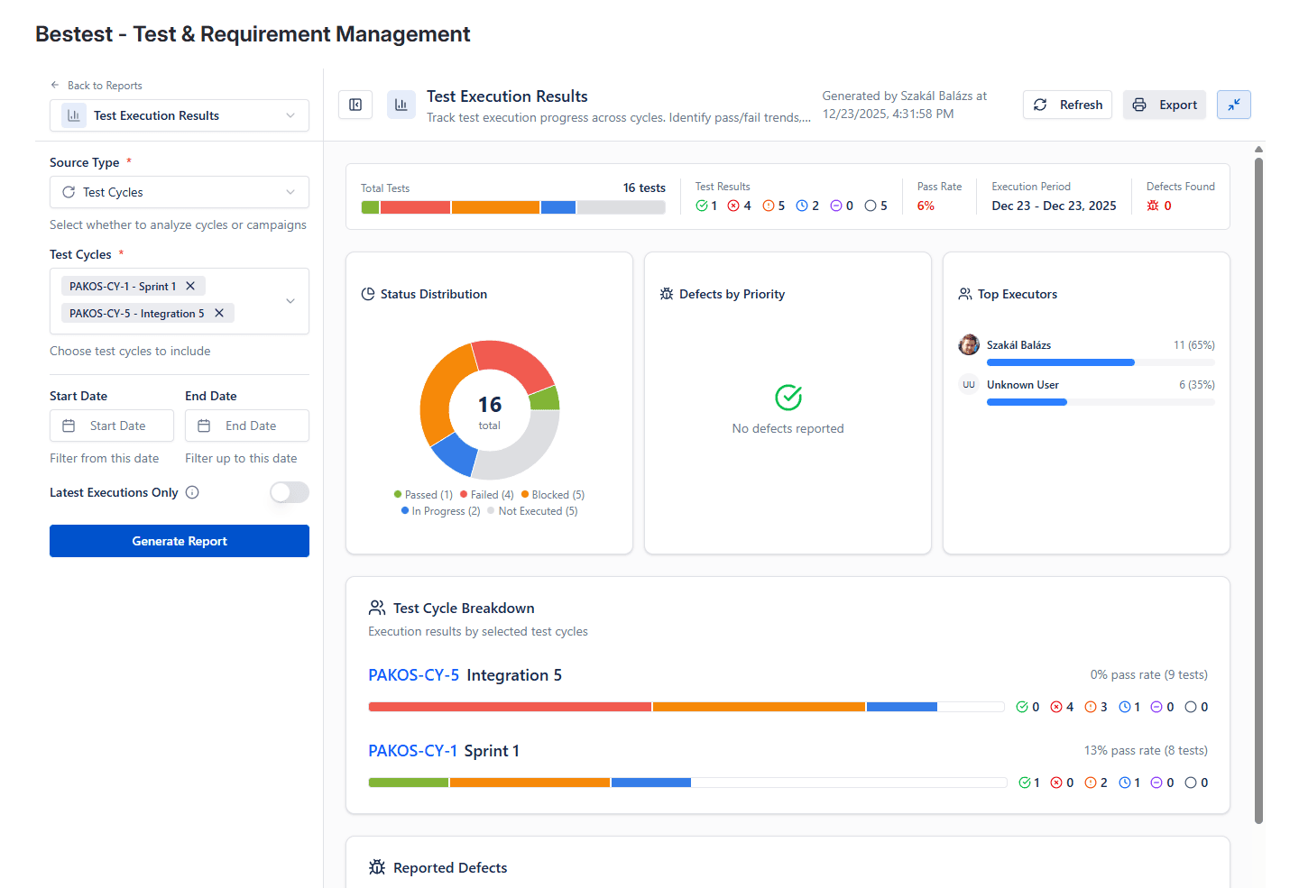 BesTest screenshot 6