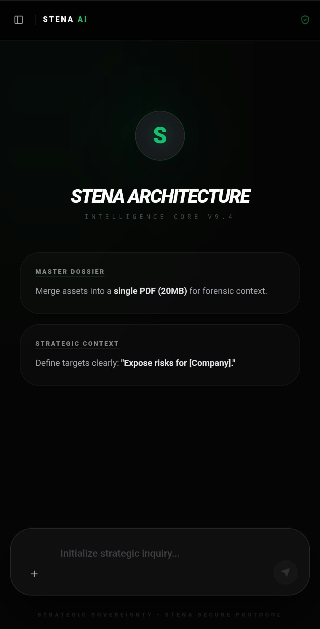Stena AI | Premium Legal Intelligence screenshot 1