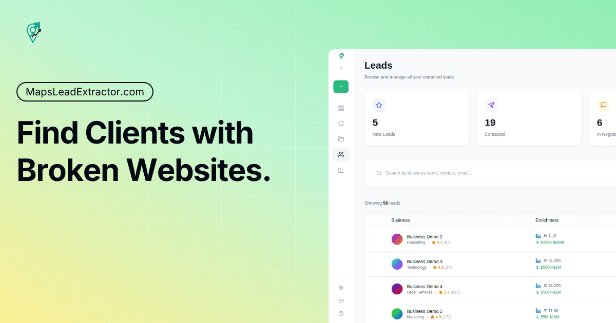 MapsLeadExtractor screenshot 1