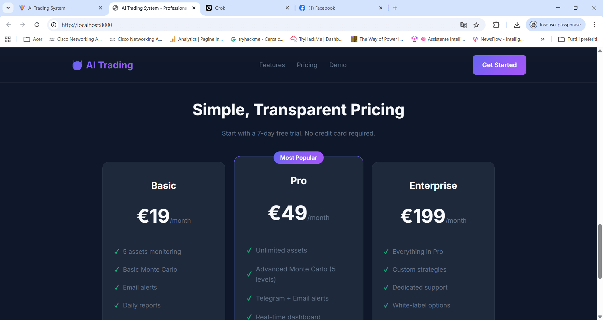 Ai trading system screenshot 5