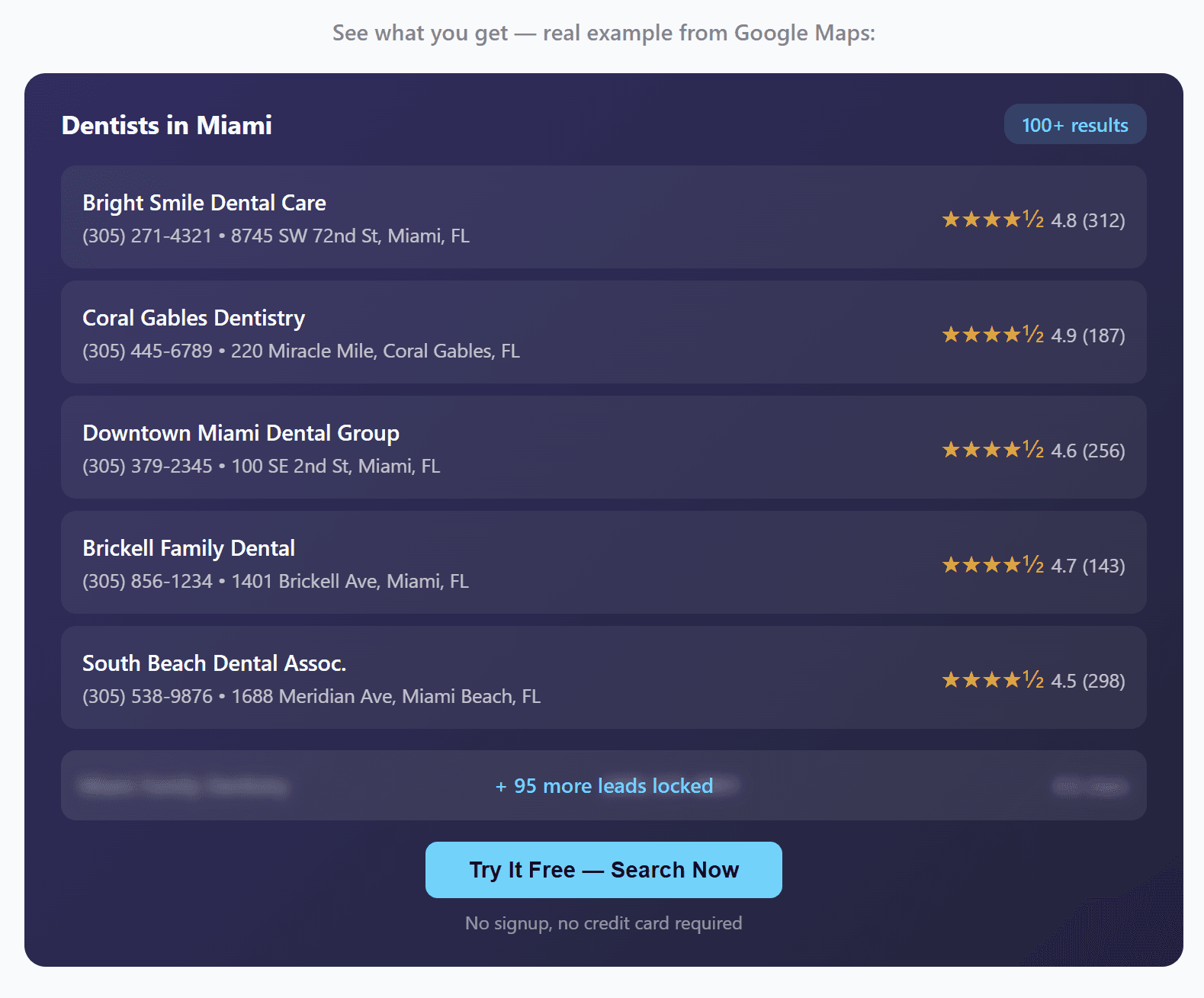 LeadFinder screenshot 2