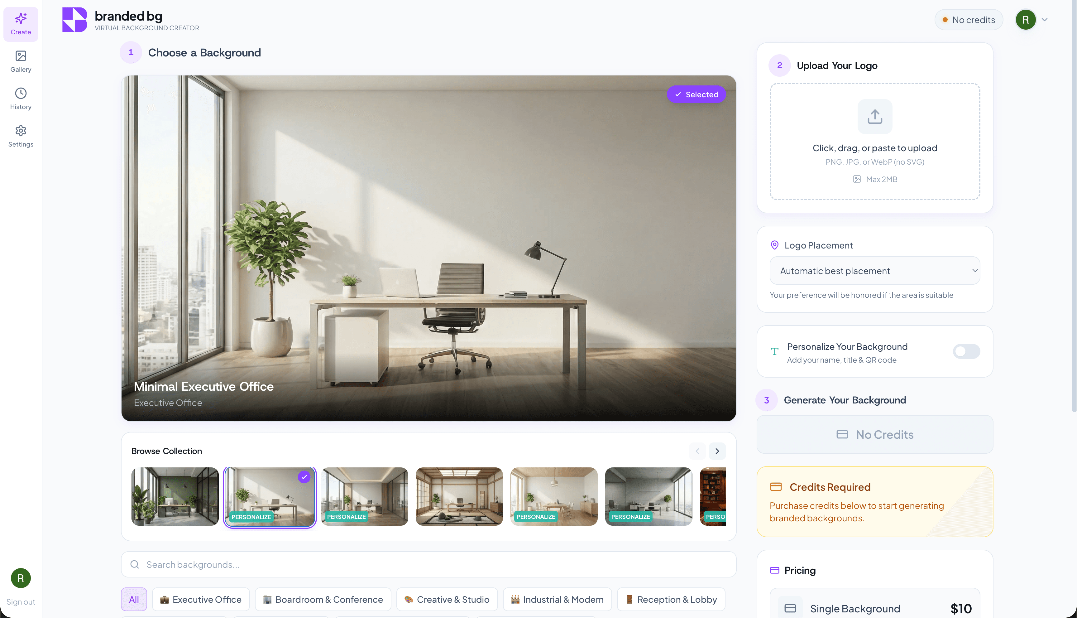 Branded BG screenshot 2