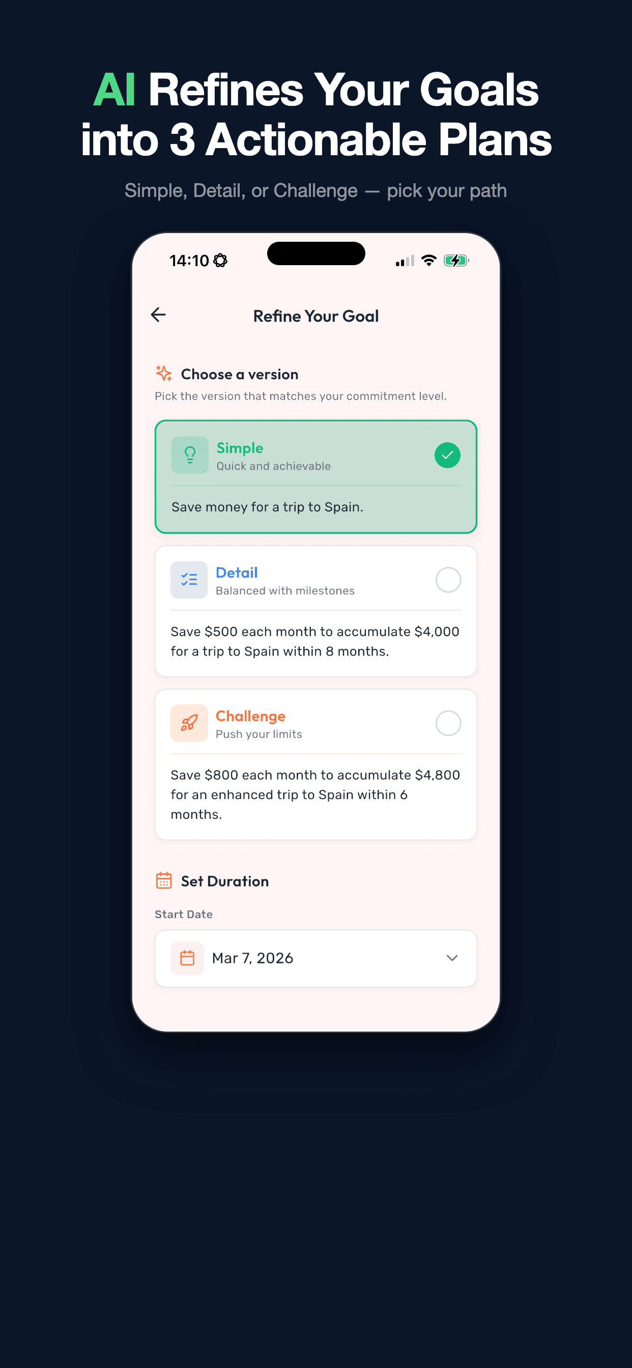 Share My Goal screenshot 2