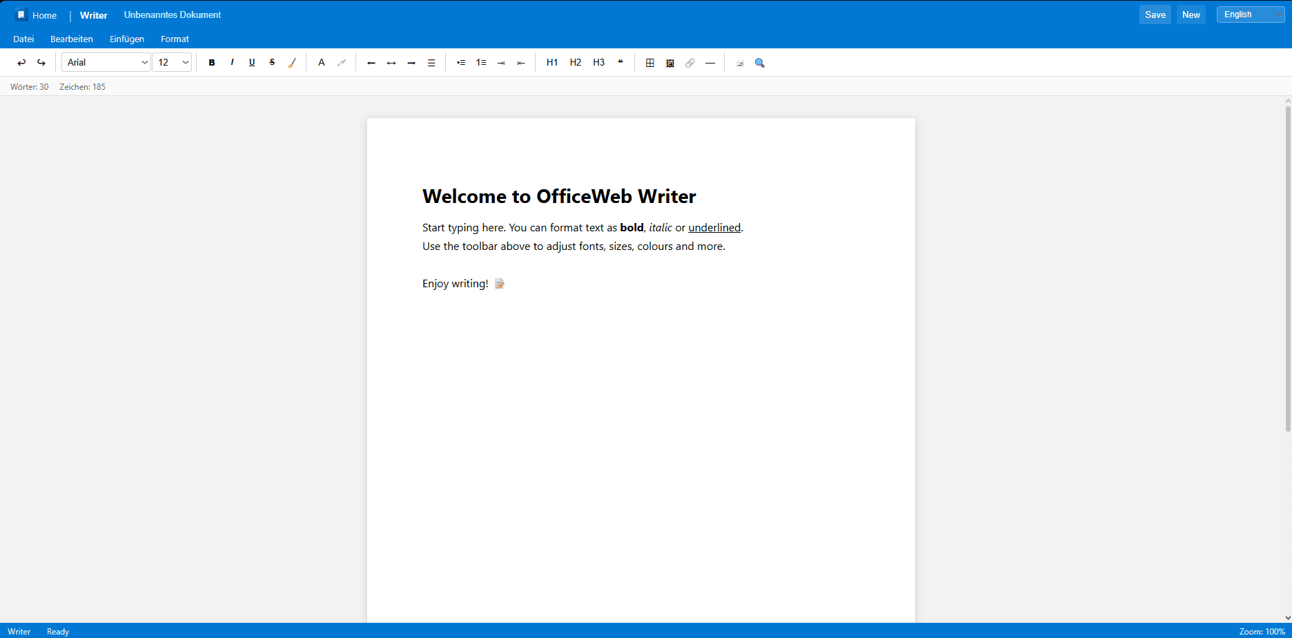 OfficeWeb screenshot 1