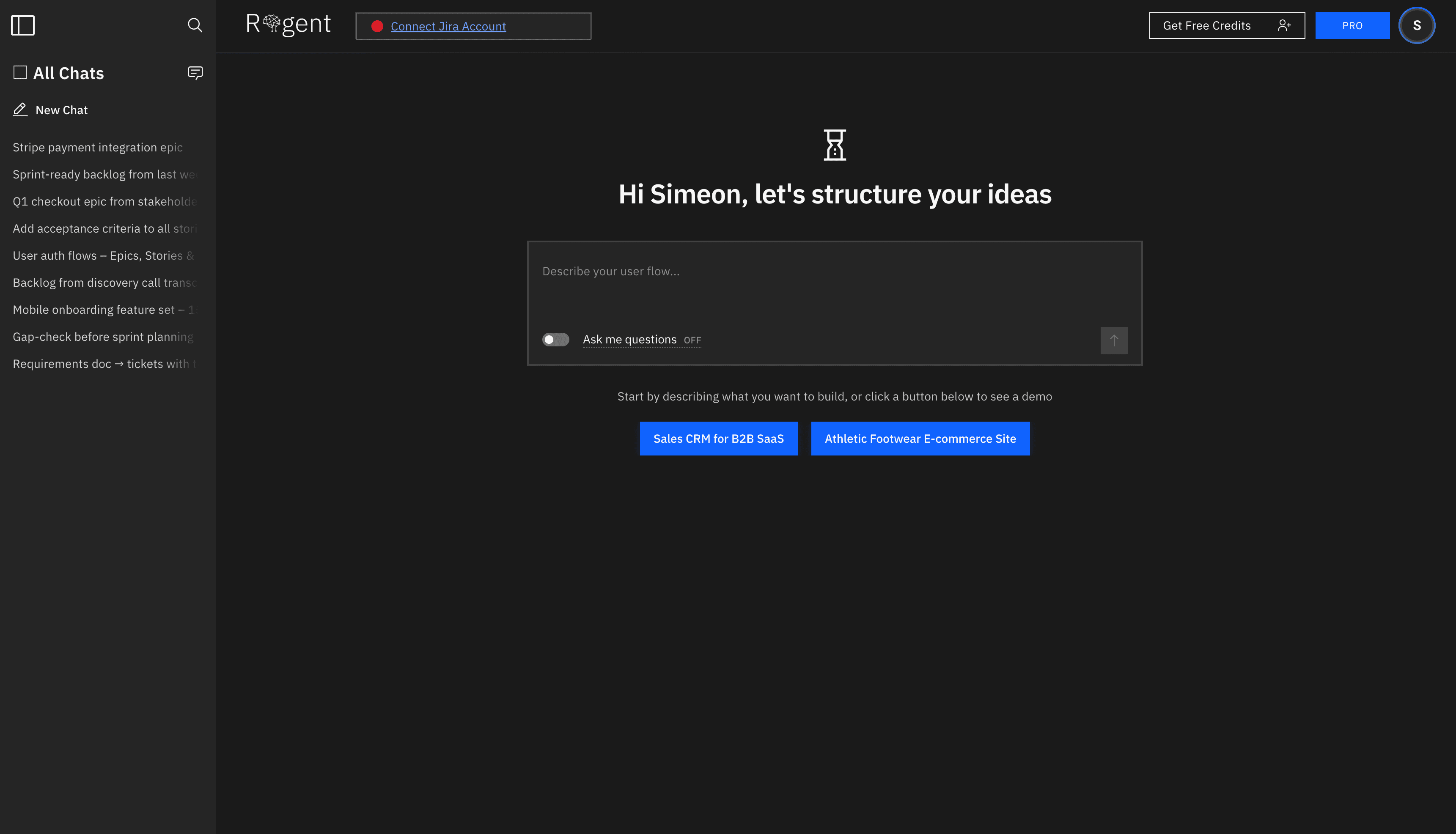 Ragent — AI Requirements Agent screenshot 2
