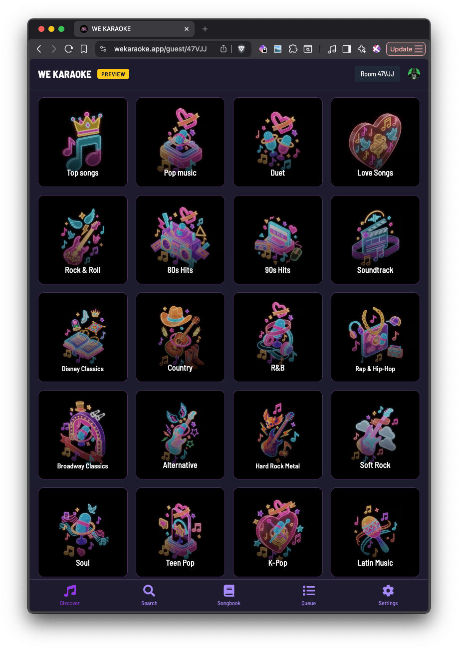 WE KARAOKE screenshot 4