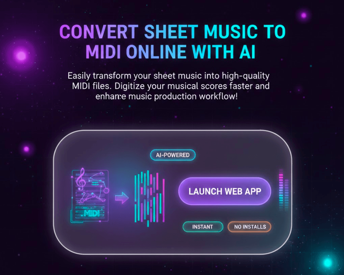 Melogen Ai Sheet Music to Midi Converter screenshot 2