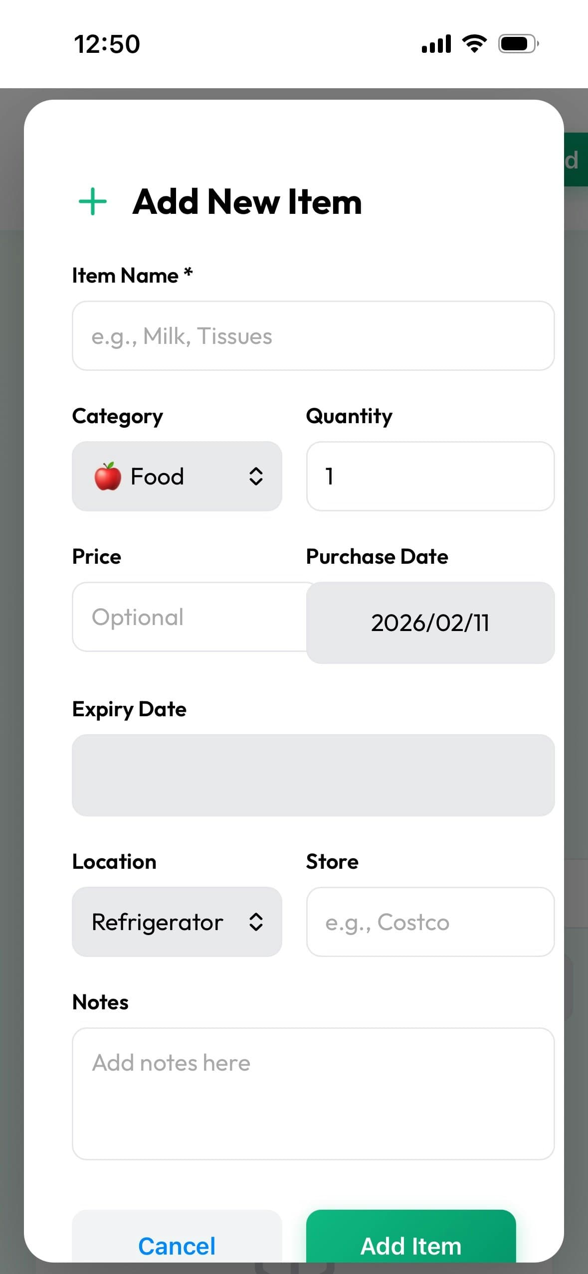 HomeStock screenshot 2