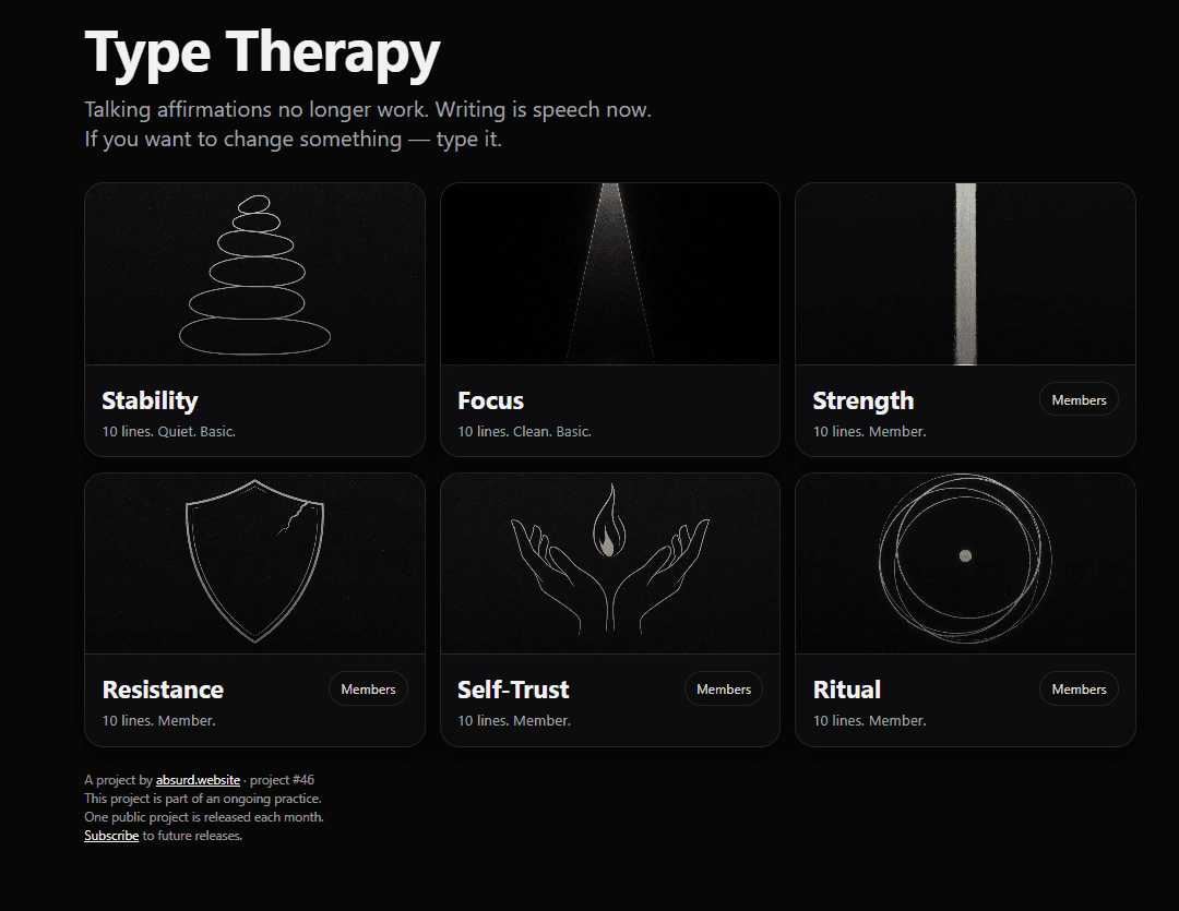 Type Therapy screenshot 2