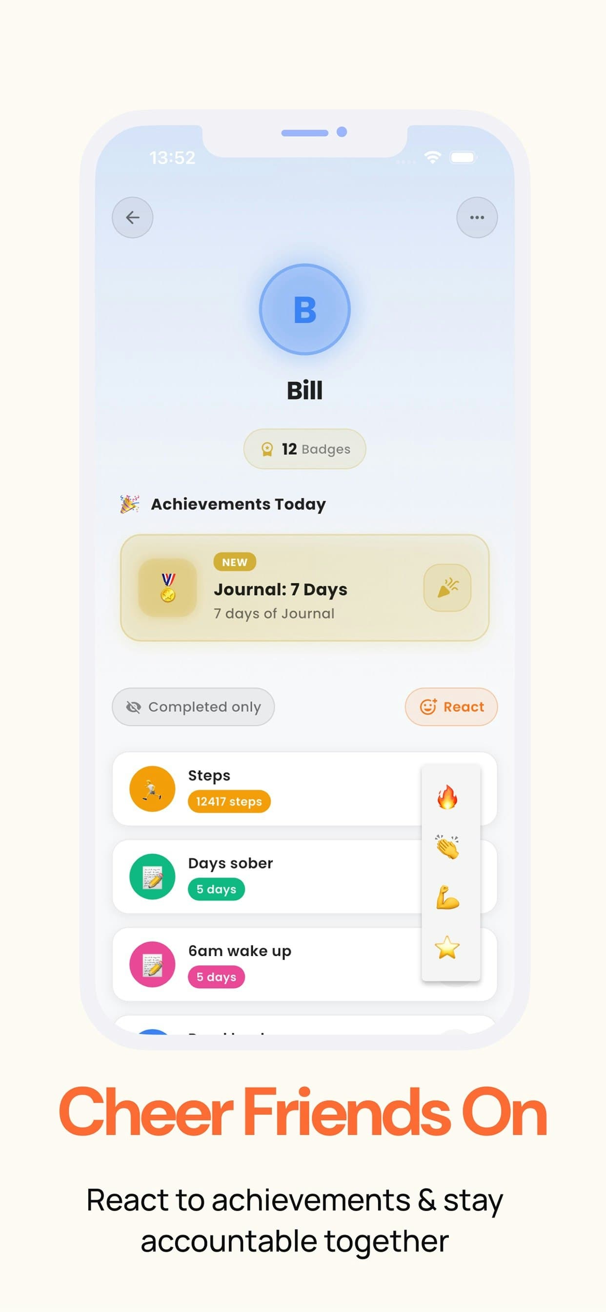 Aura - Habit Tracking With Friends screenshot 3