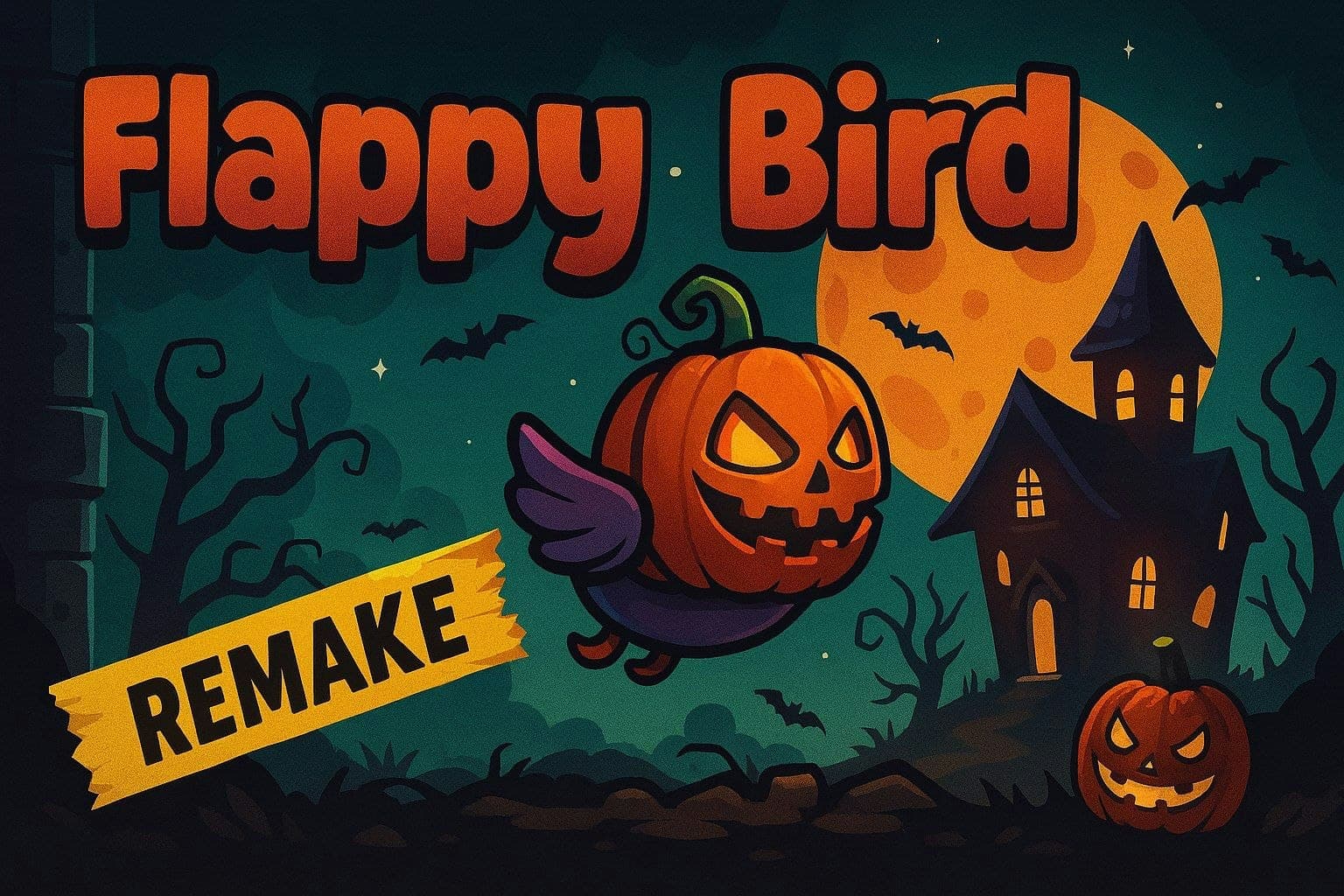 Flappy Bird Reborn — Halloween Edition screenshot 1