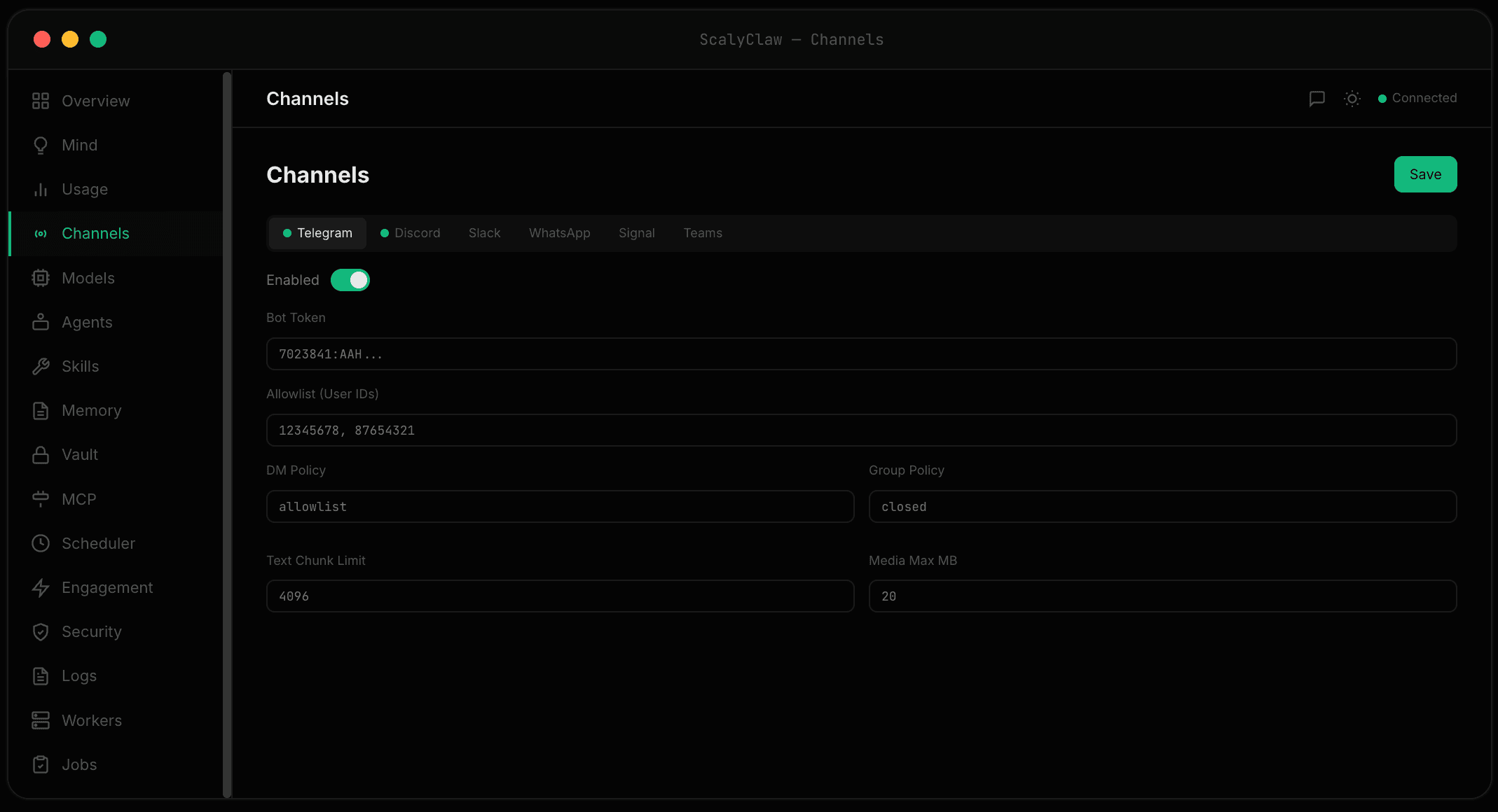 ScalyClaw screenshot 3