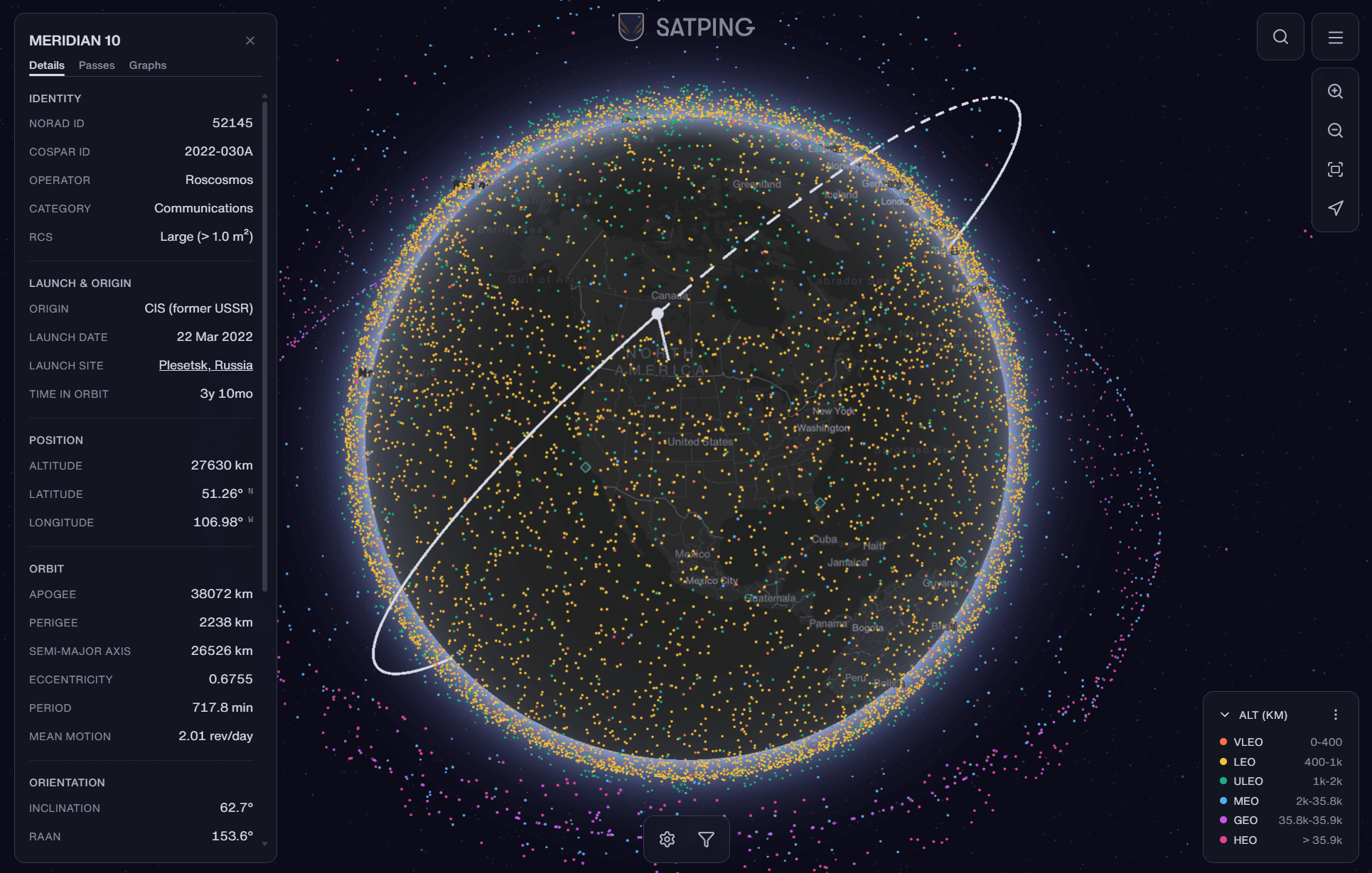 Satping screenshot 1