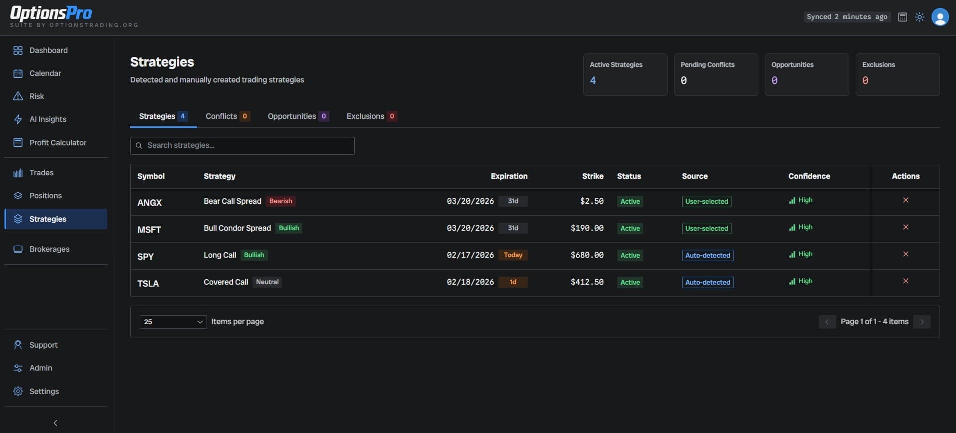 Options Pro screenshot 4