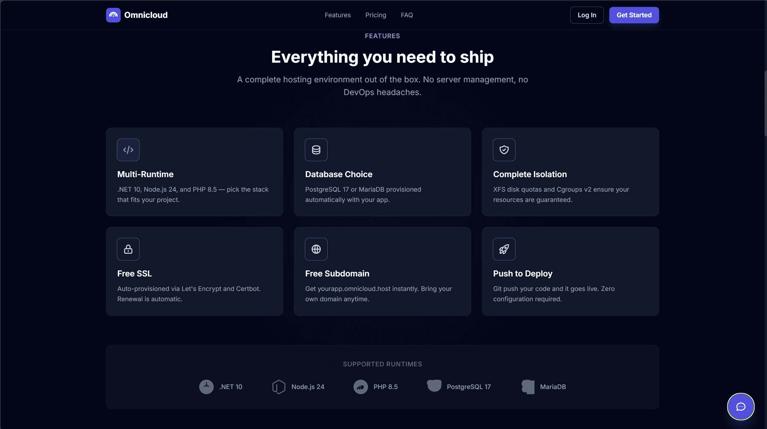 Omnicloud — Deploy Your App in Seconds screenshot 4