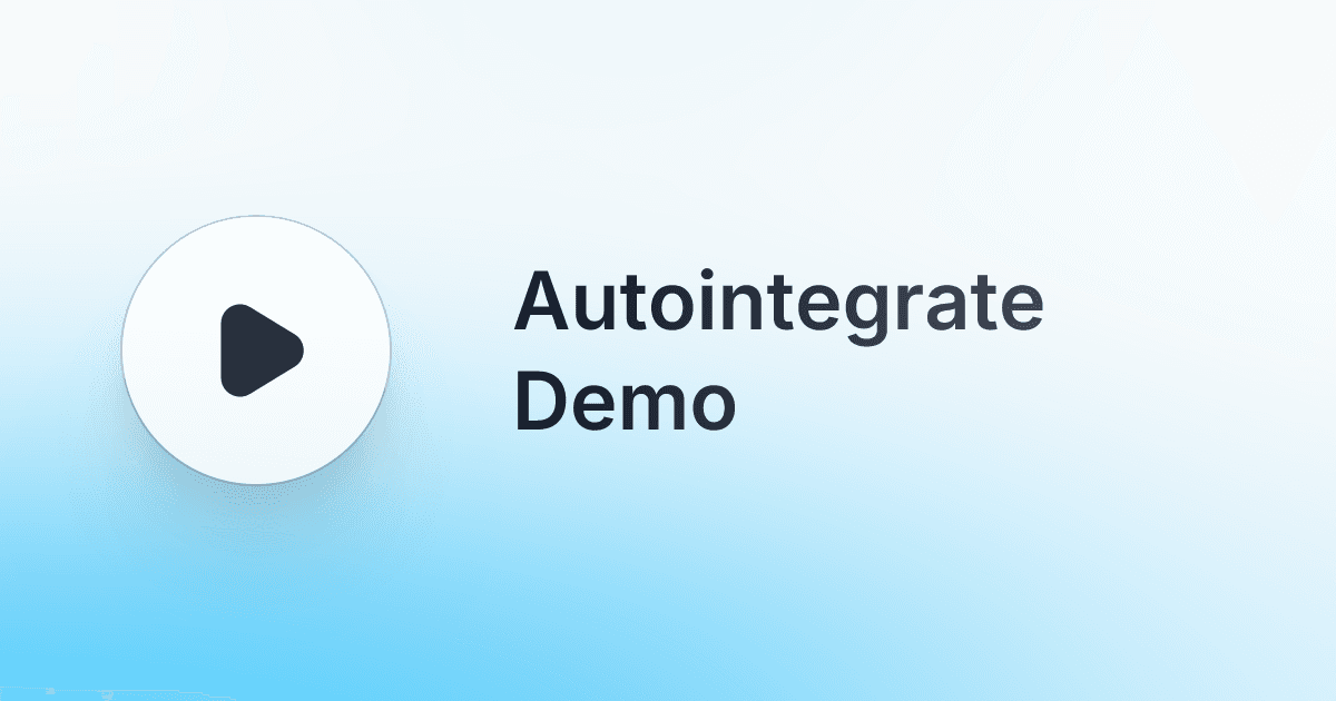 AutoIntegrate screenshot 1