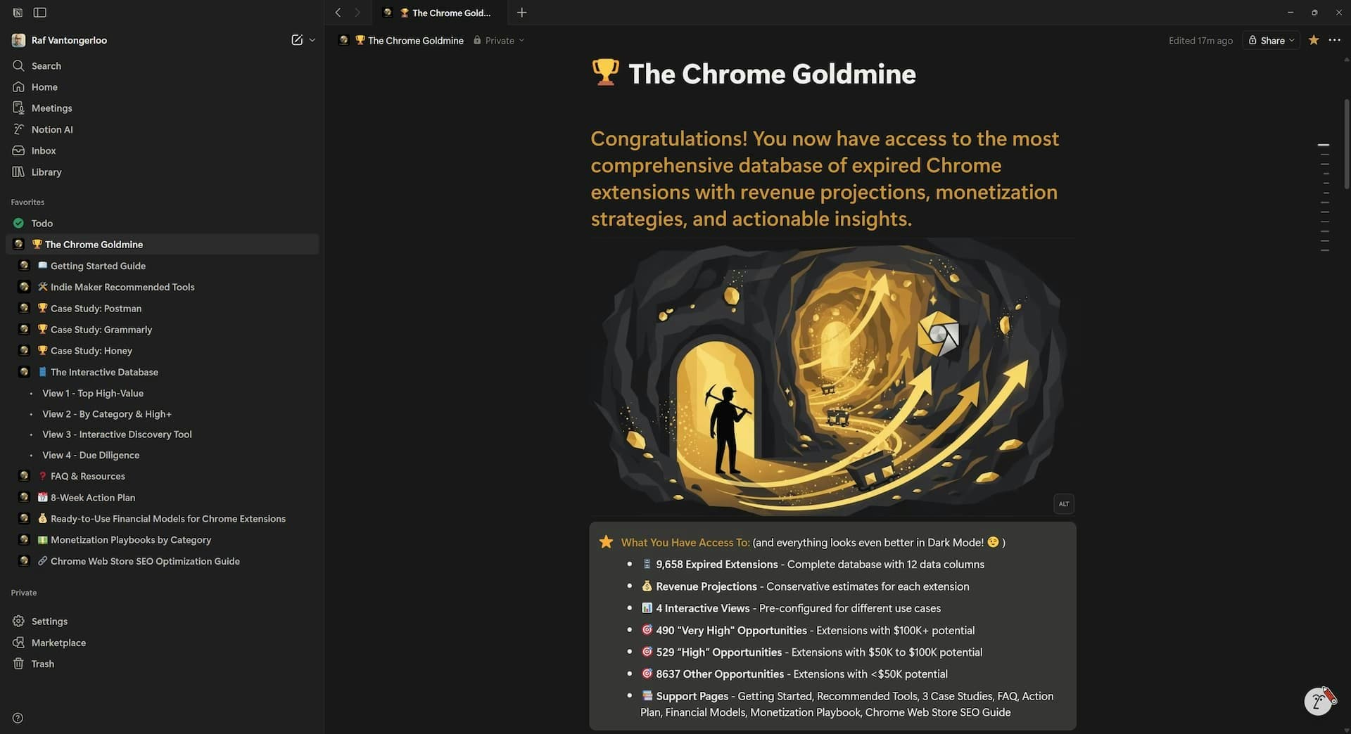 Chrome Goldmine screenshot 4