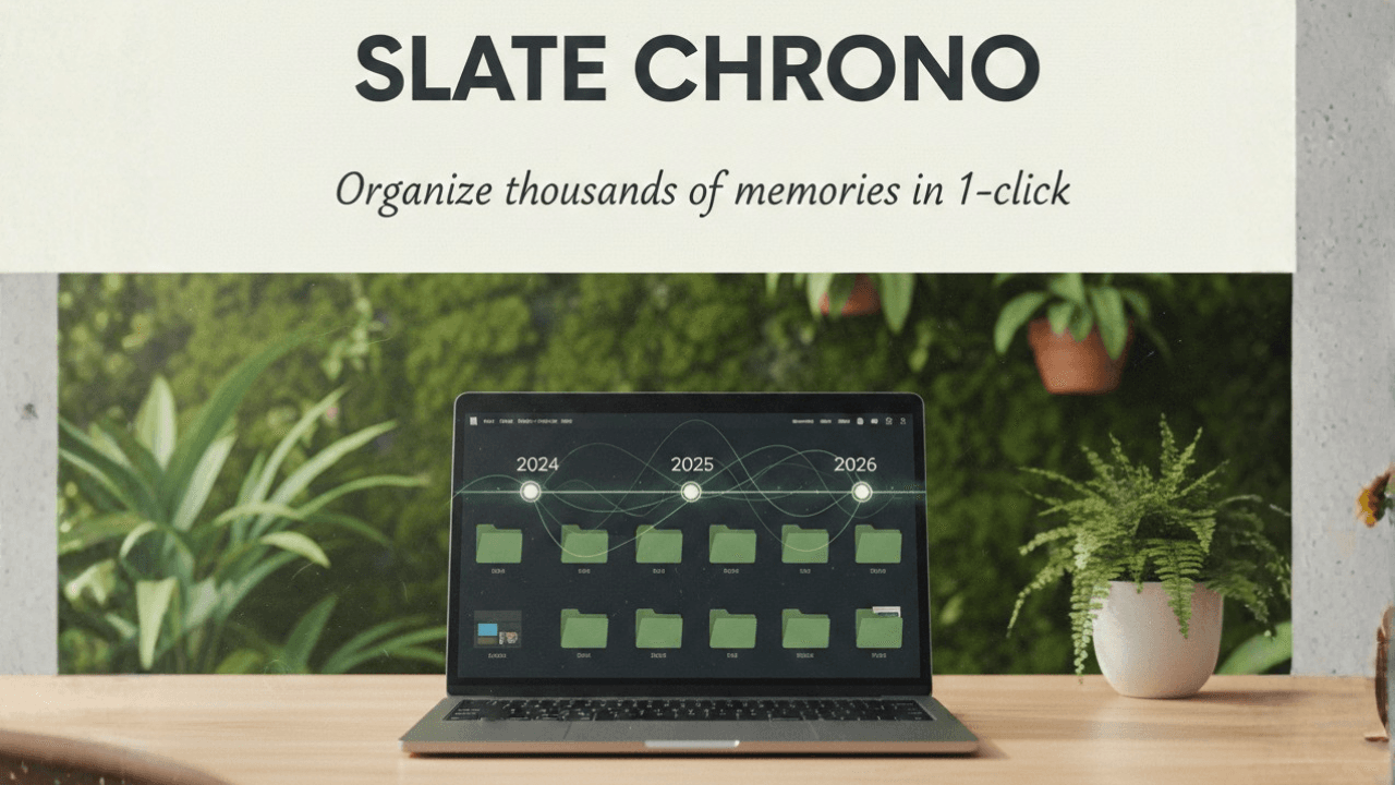 Slate Chrono:1-Click Photo Organizer screenshot 1