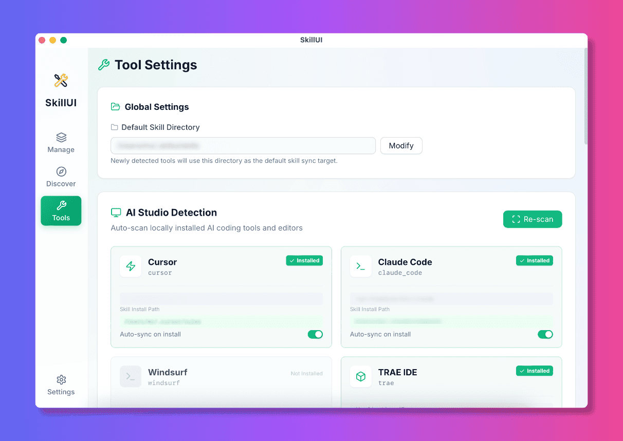 SkillUI screenshot 3